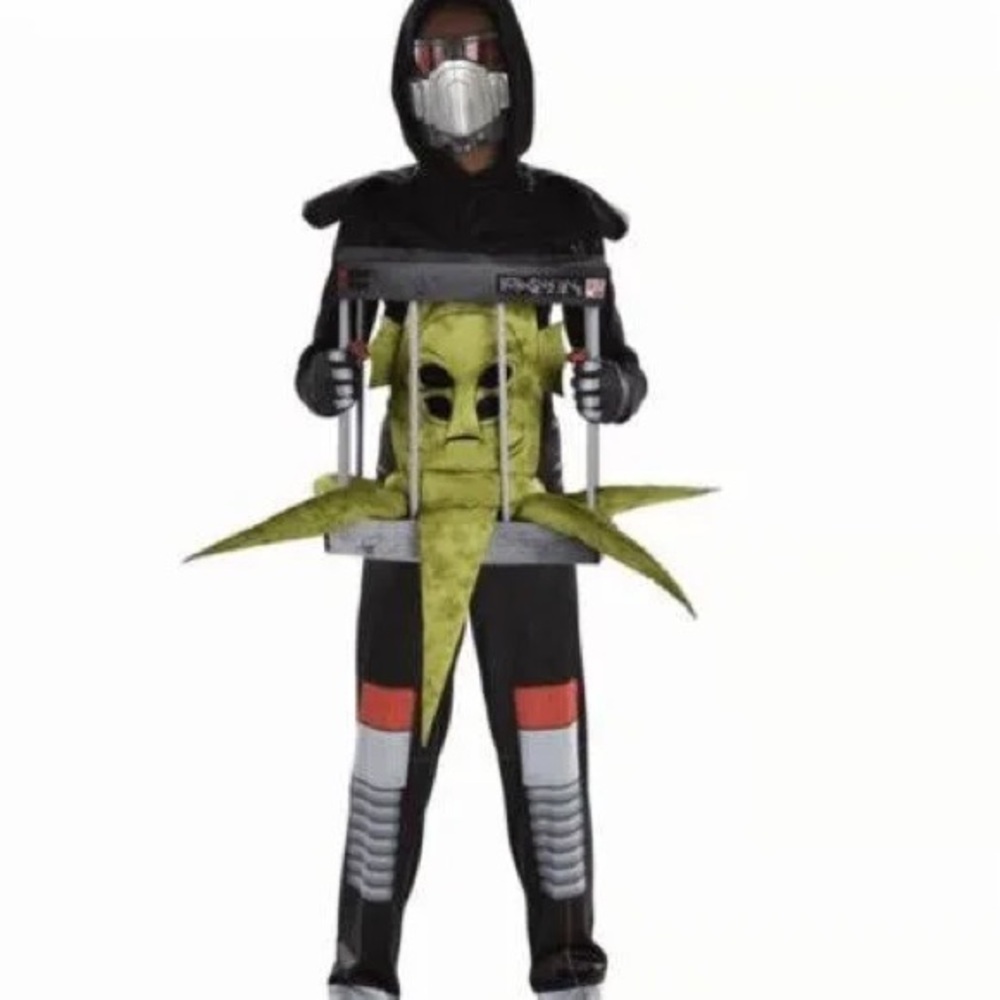 Alien Hunter Galactic Halloween Costume for Boys One Size Fits Up To Size 10